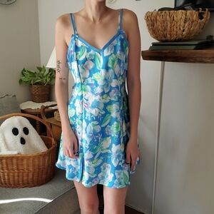 Delicates Blue Floral Chemise